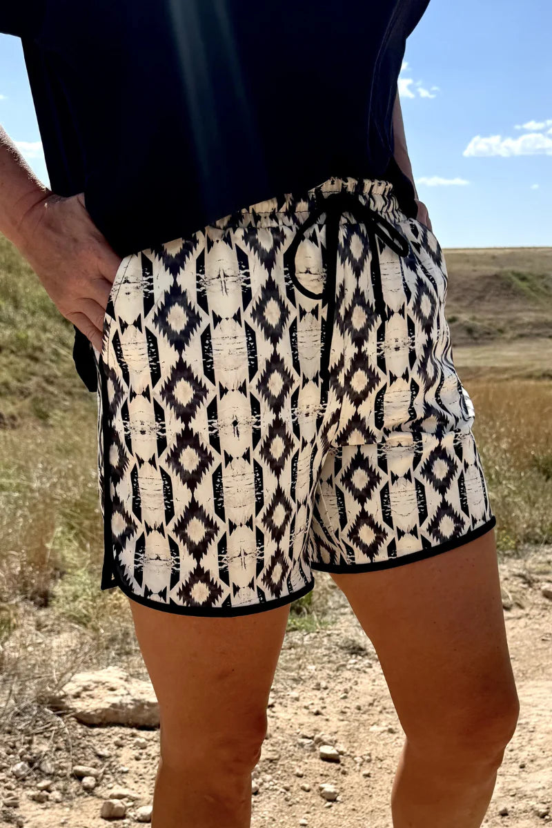 Desert Haven Long Shorts by Sterling Kreek - BFF Here