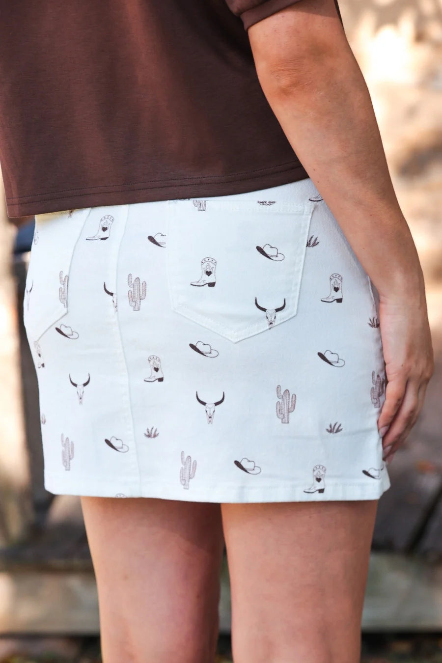 PREORDER: Western Nova Denim Skirt by Jess Lea (ETA: January)