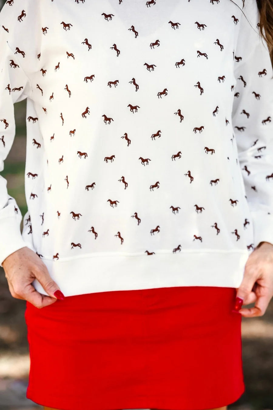 PREORDER: Giddy Up Terry Pullover by Jess Lea (ETA: January)