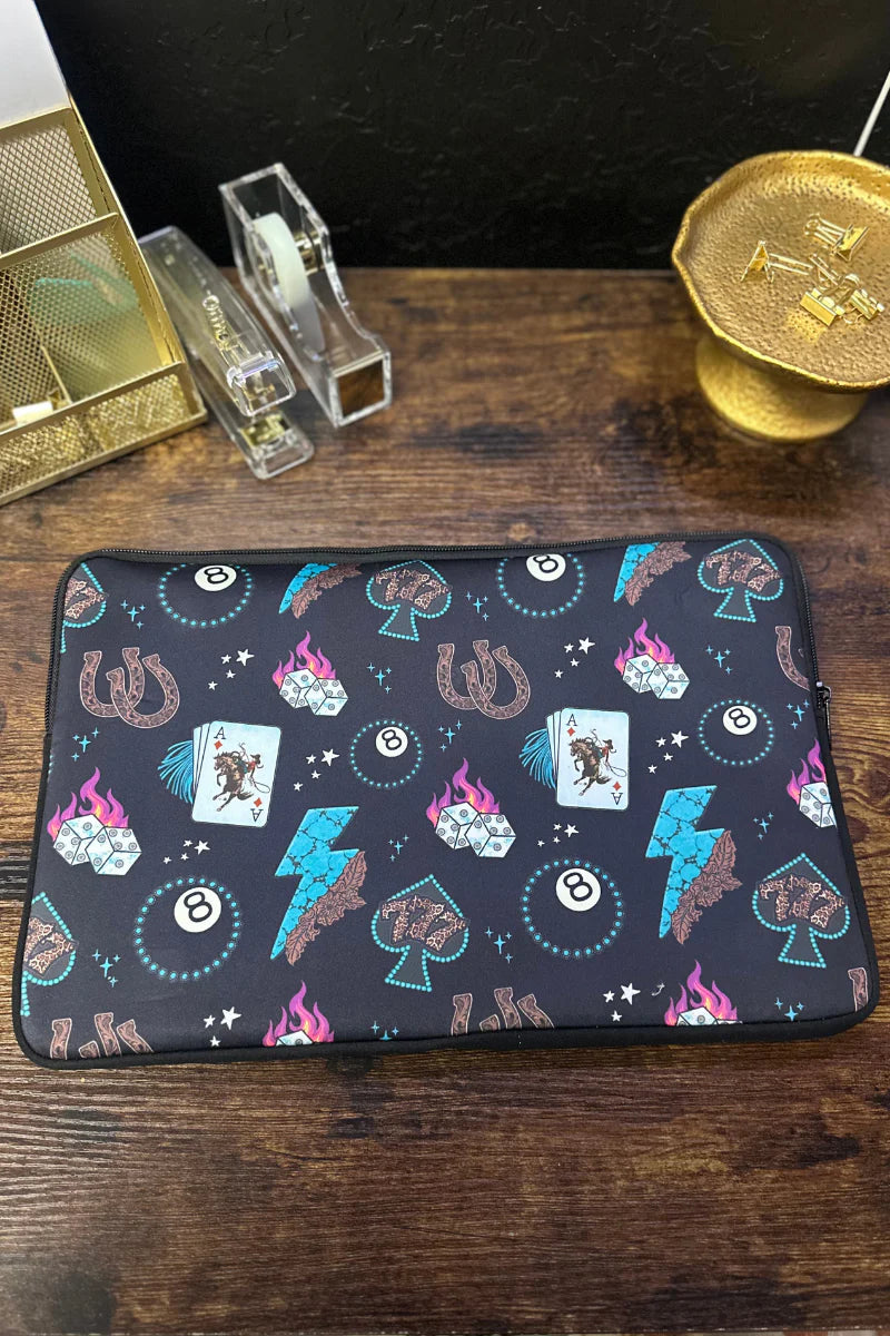Cowgirl Charm Laptop Case by Sterling Kreek