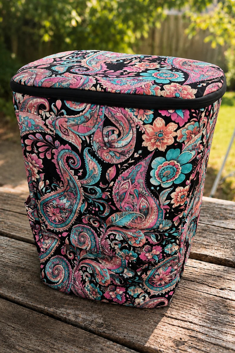 Midnight Paisley Cooler Backpack by Sterling Kreek
