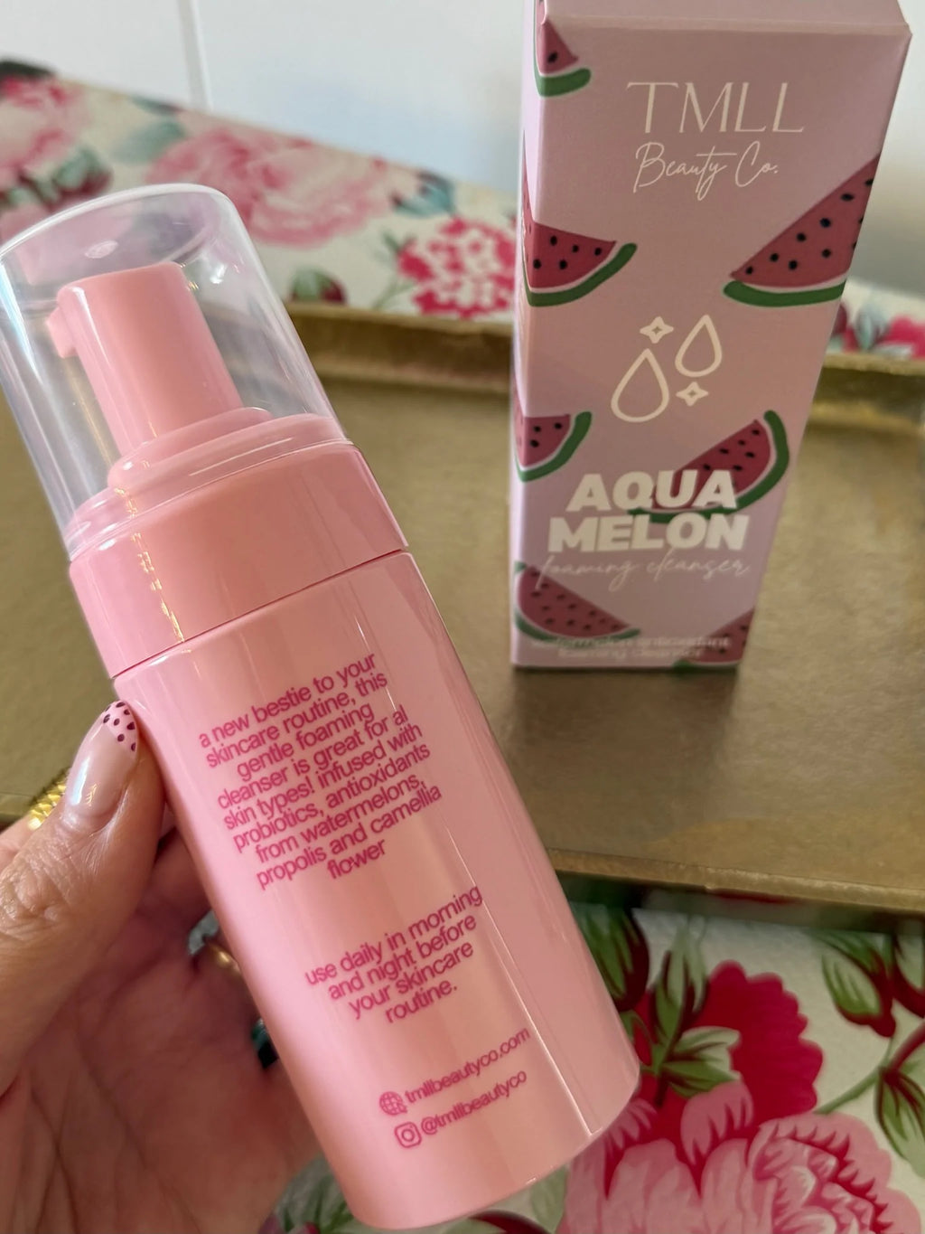 Aqua Melon Foaming Cleanser by TMLL Beauty