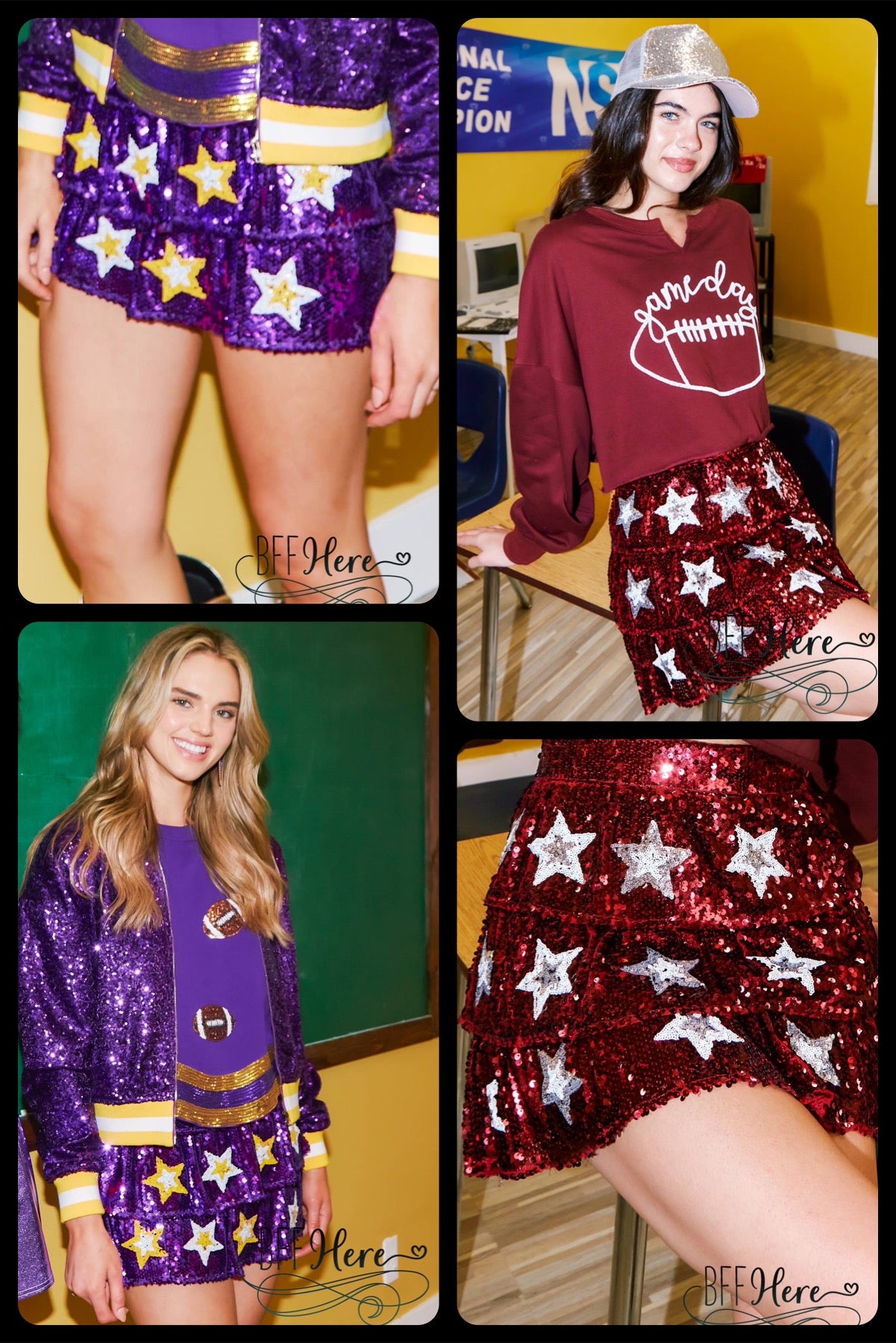 Starstruck Sequin Skirt / Choice of Color - BFF Here