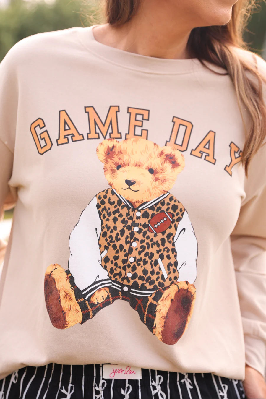 Benny The Bear Game Day Pullover by Jess Lea - BFF Here