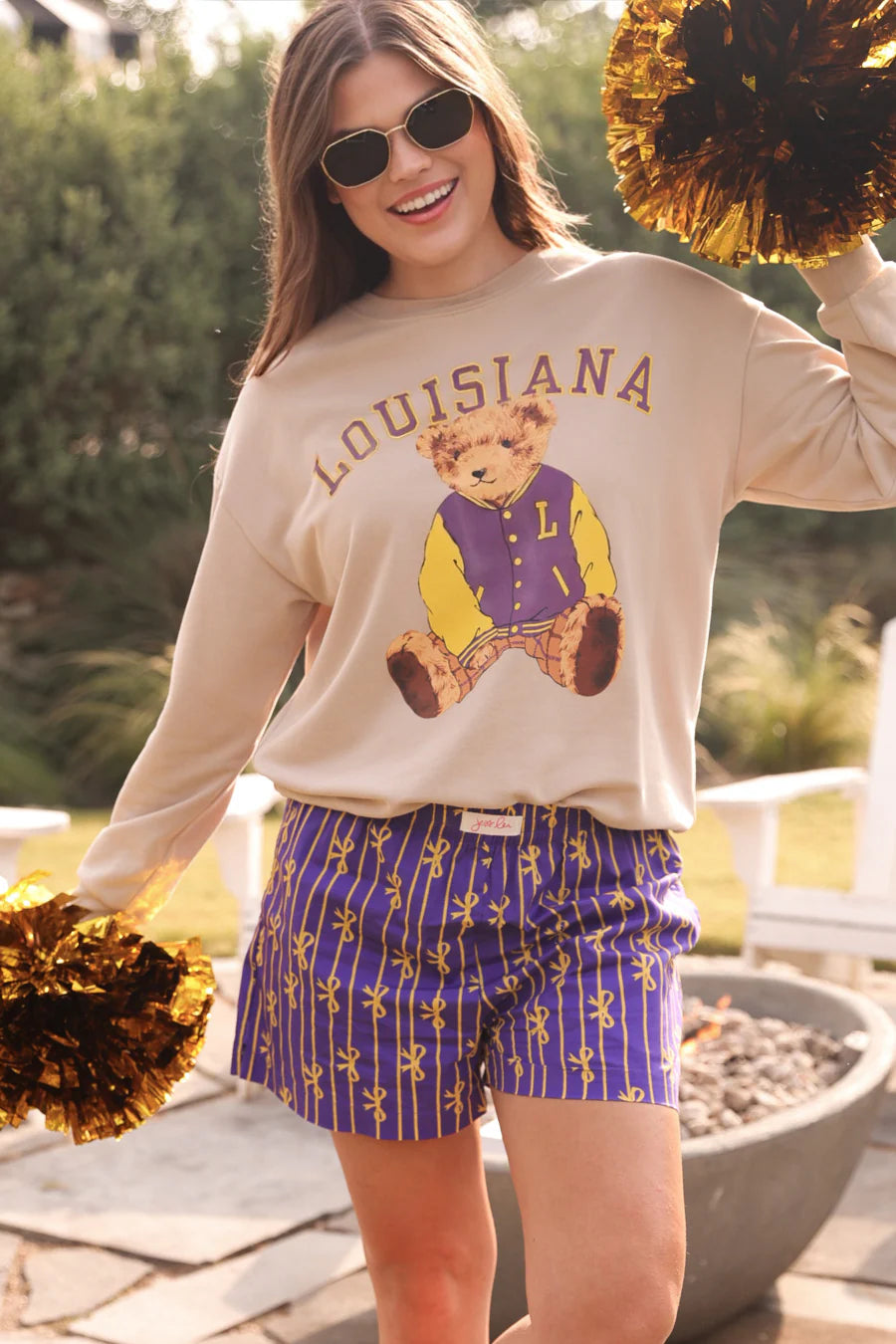 Benny The Bear Louisiana Pullover by Jess Lea - BFF Here