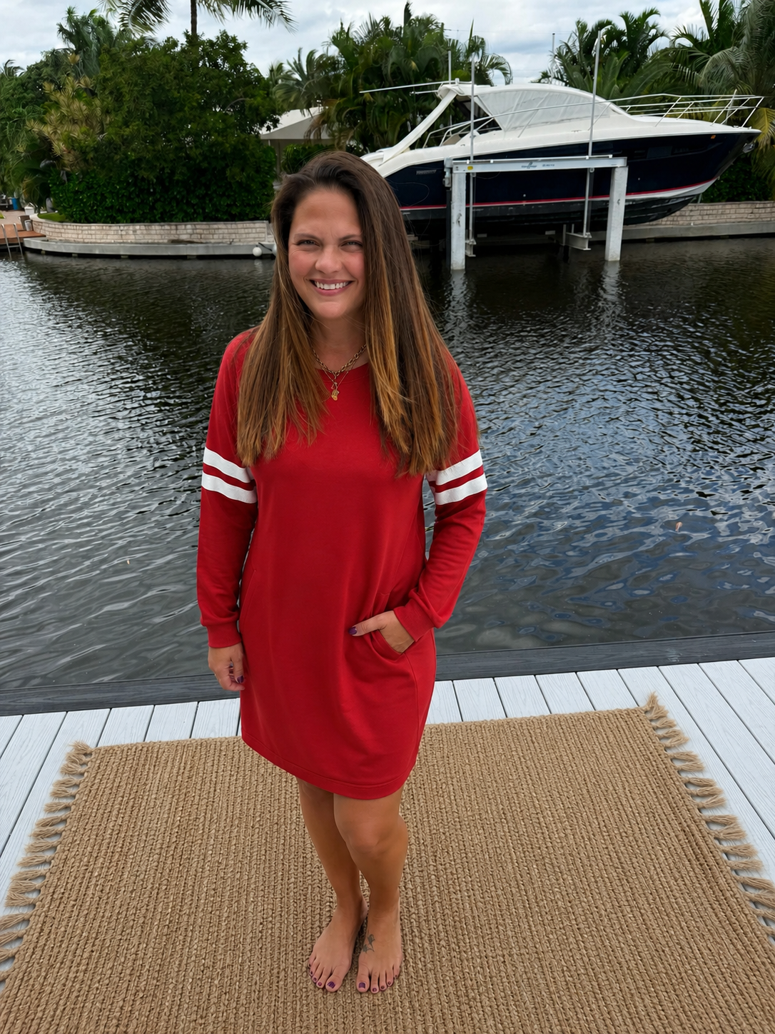 PREORDER: Weekend Varsity Pocket Dress (ETA: August)
