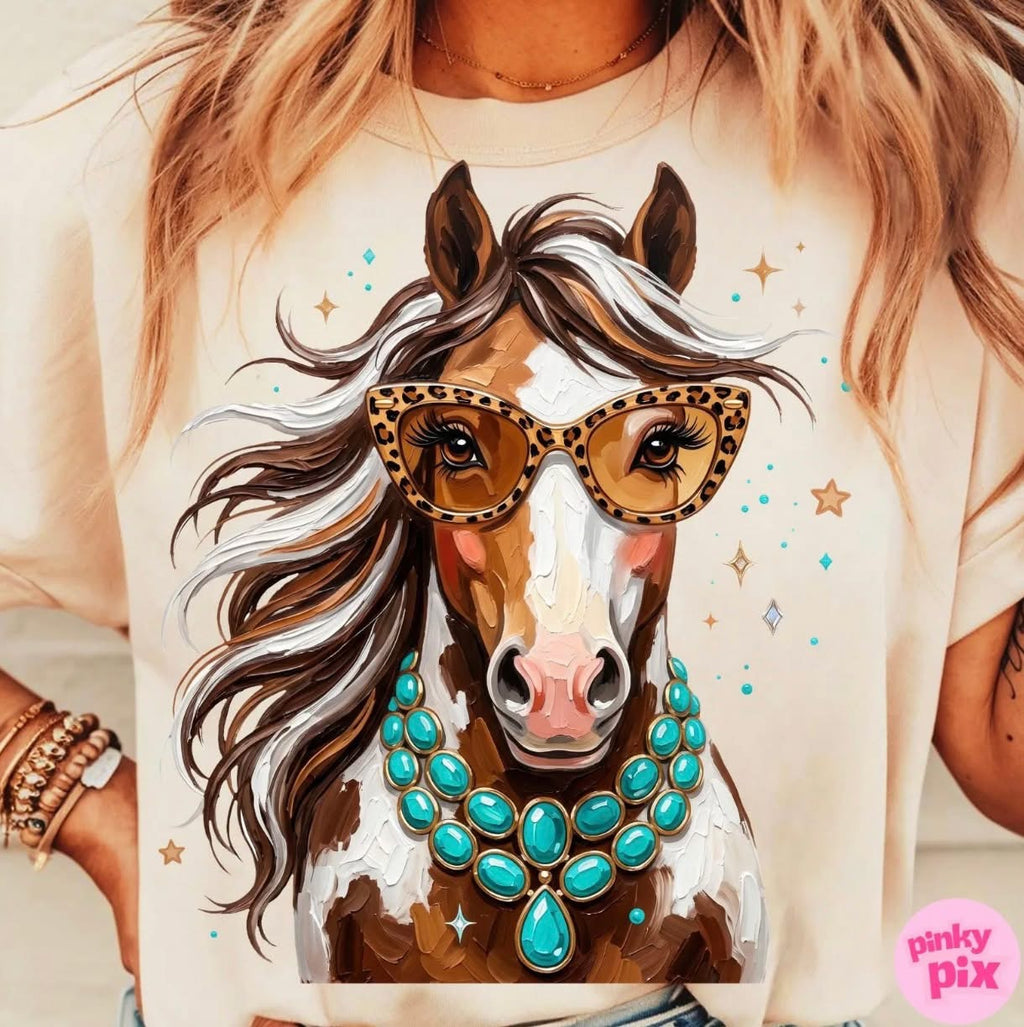 Sassy Saddle Horse Graphic Tee (Ships in 2 weeks)