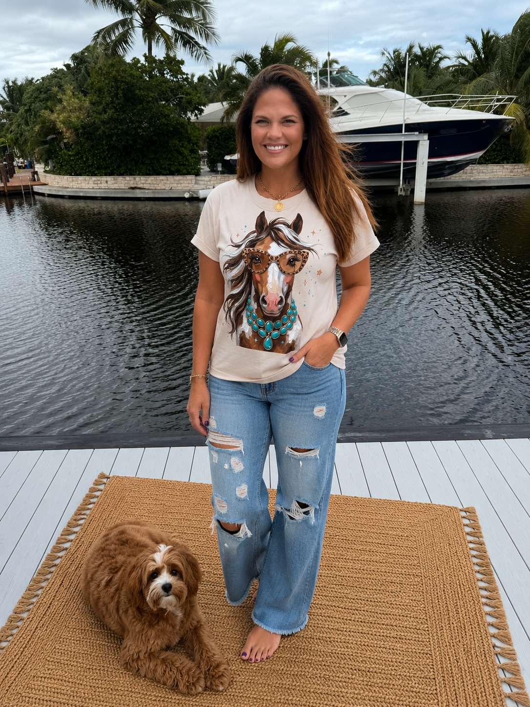 Sassy Saddle Horse Graphic Tee (Ships in 2 weeks)