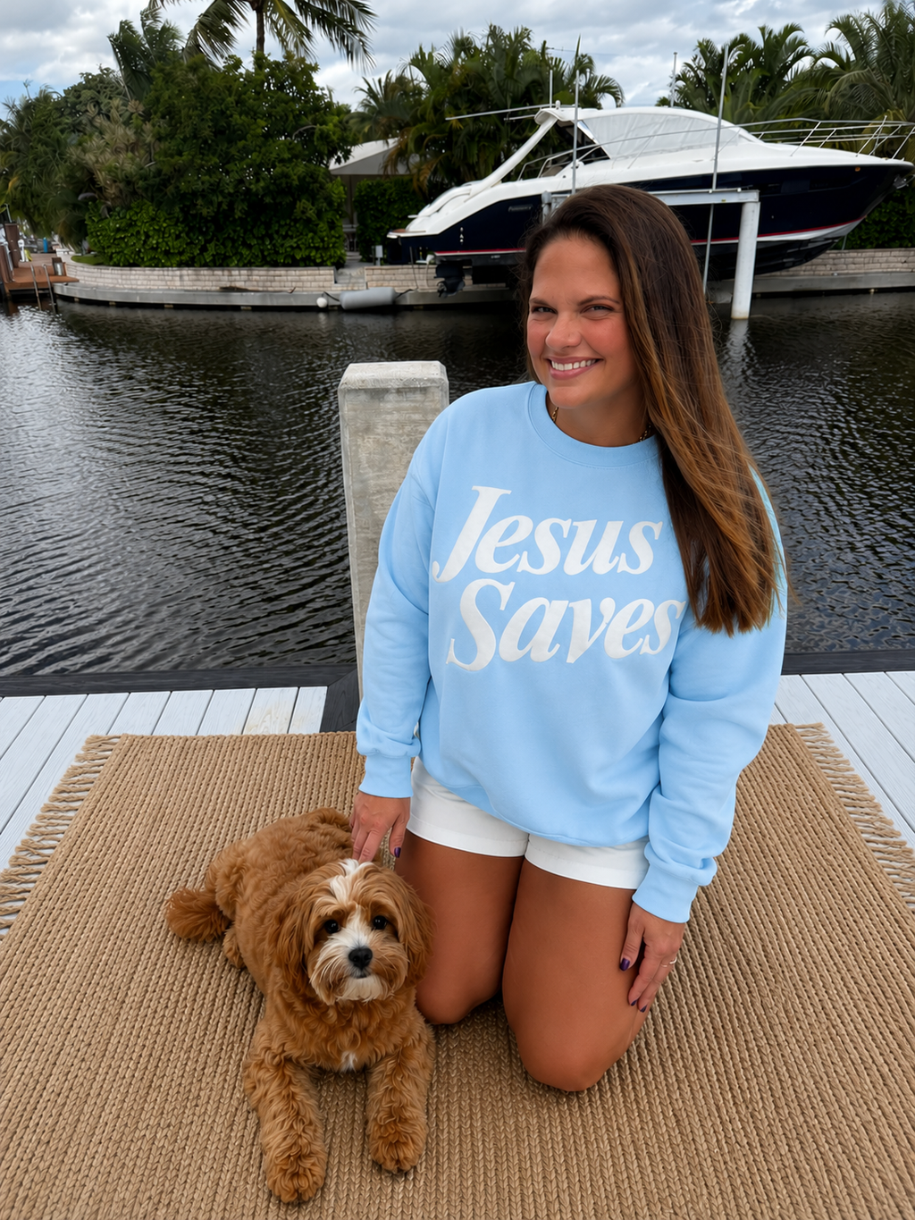 PREORDER: Jesus Saves Sweatshirt (ETA: August)