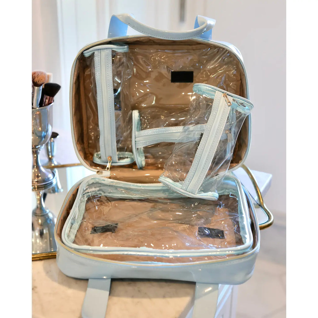 PREORDER: Punta Cana Large Case Light Blue Patent by Caroline Hill (ETA: July)