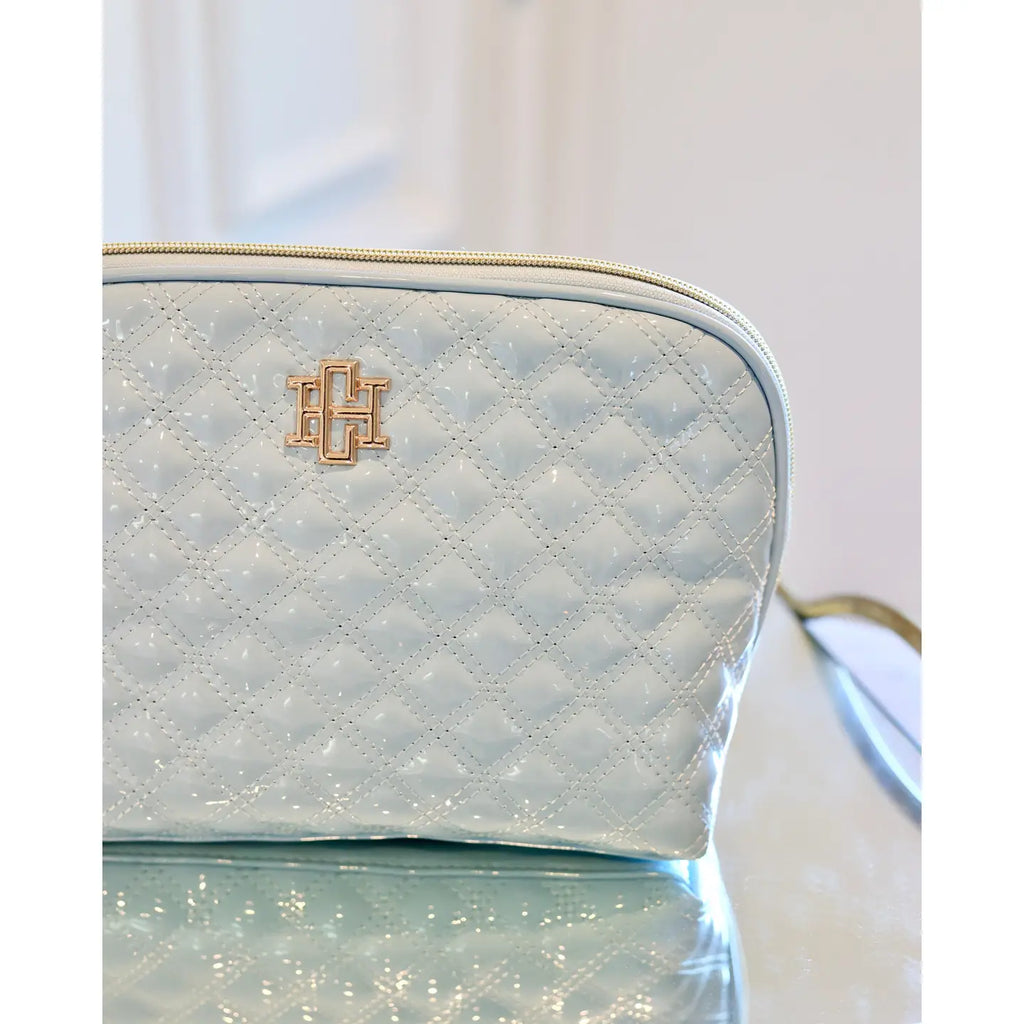 PREORDER: Capri Large Pouch Light Blue Patent by Caroline Hill (ETA: July)