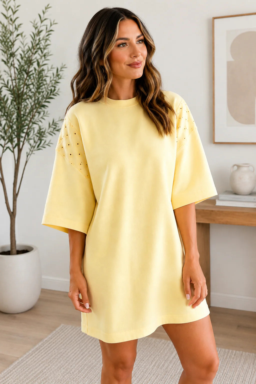 PREORDER: Sunlit Stroll Eyelet Dress (ETA: August)