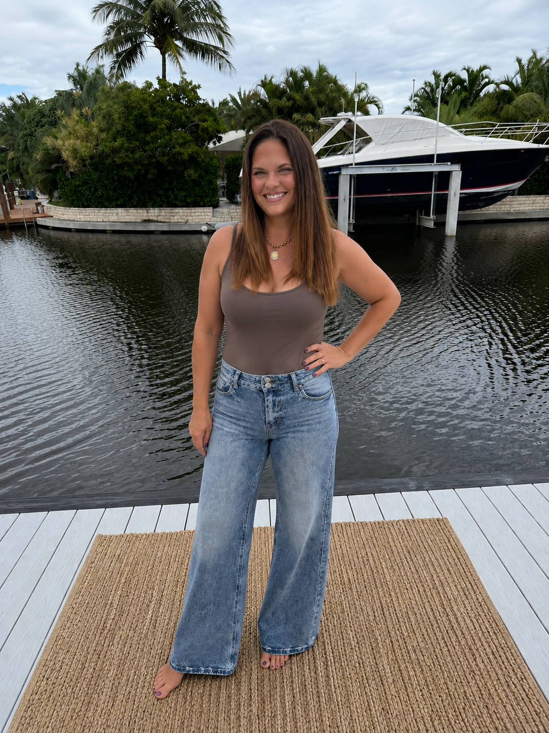 PREORDER: Vintage Tide Acid Wash Wide Leg Jeans (ETA: August )