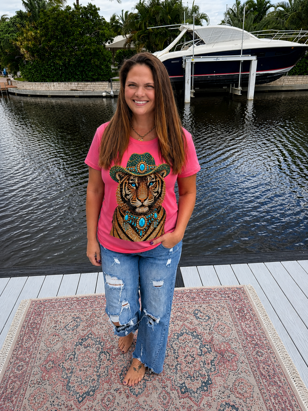 High Society Western Tiger Tee (Ships in 2 weeks)