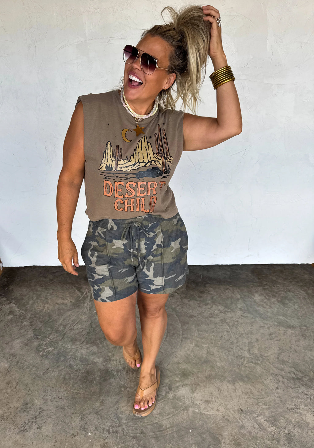 Haven Camo Shorts by Blakeley - BFF Here