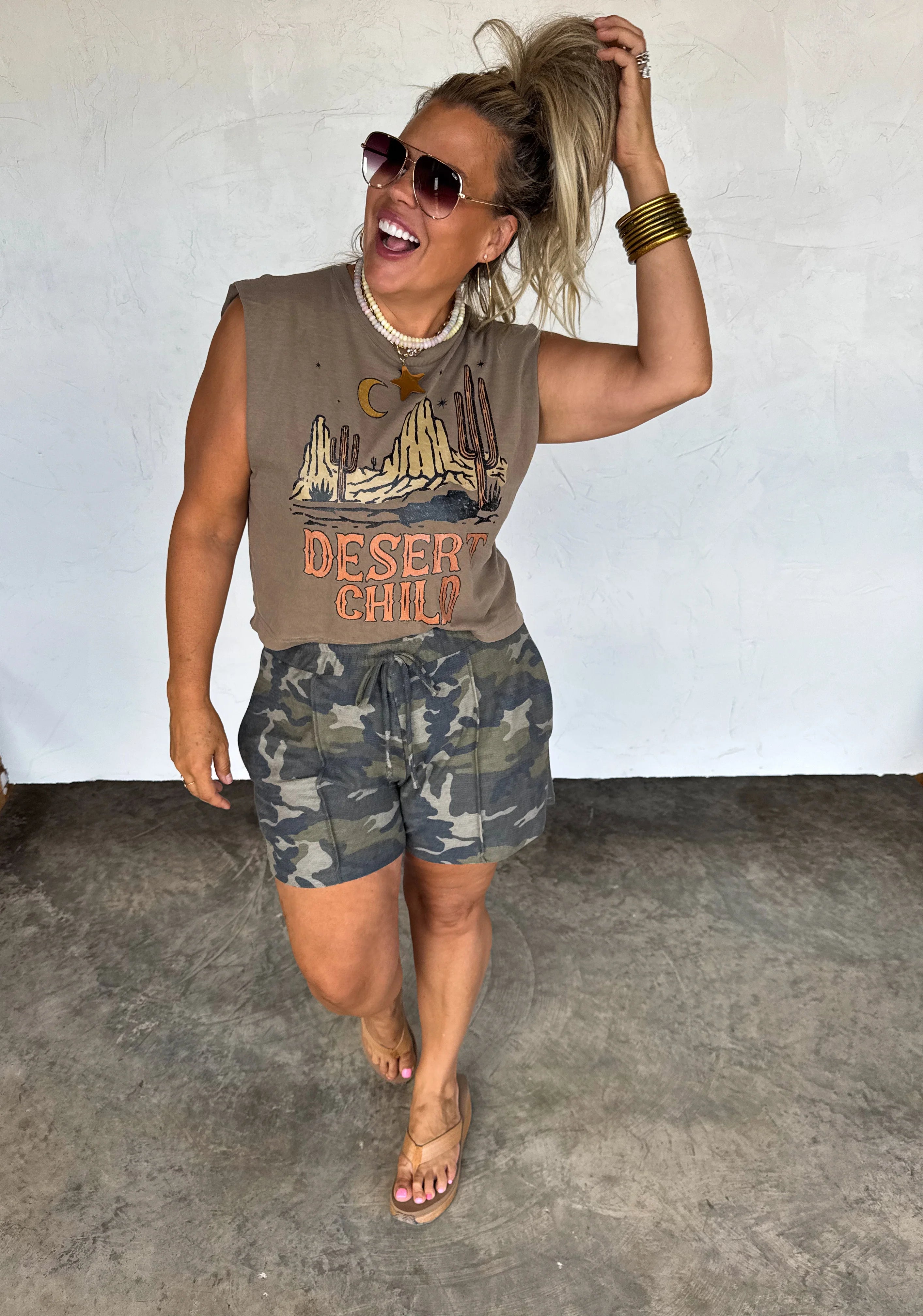Haven Camo Shorts by Blakeley - BFF Here