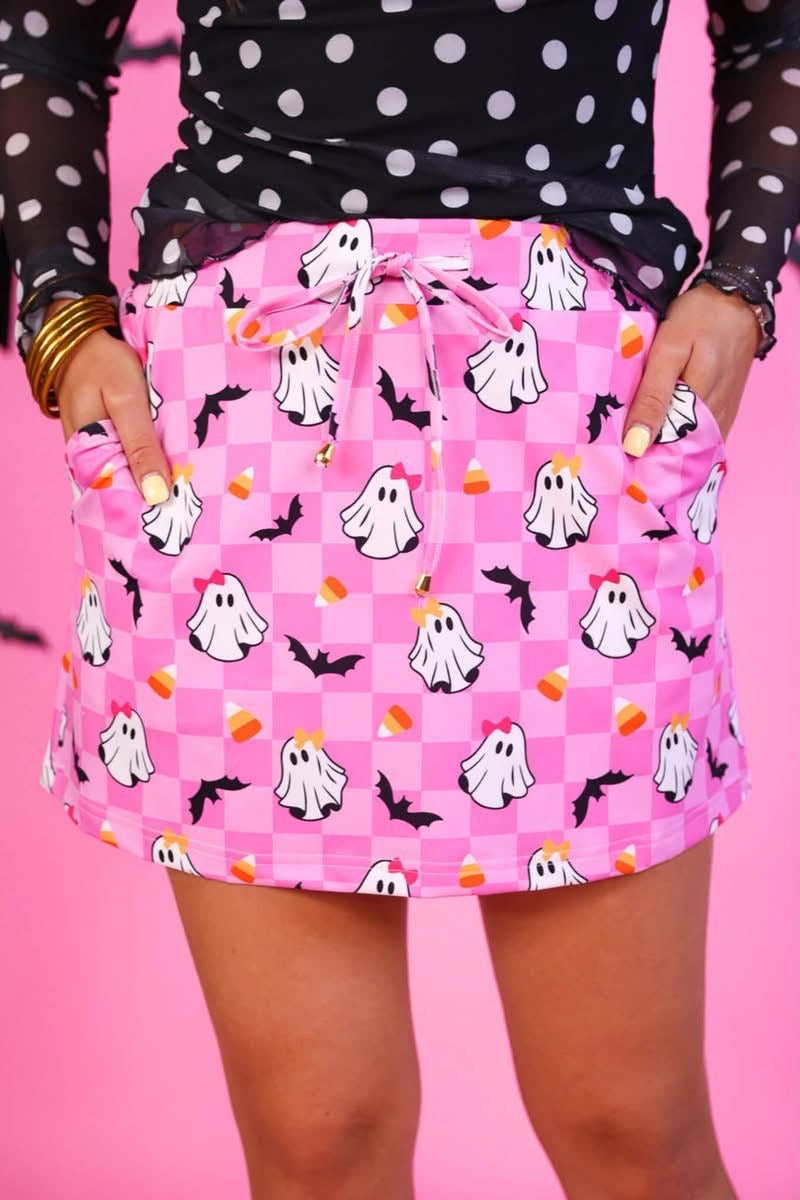 PREORDER: Checkered Gigi the Ghost Skort by Jess Lea (ARRAY) / ETA: August