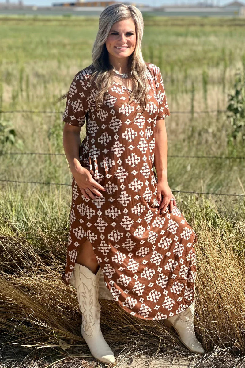 Meet Me In Wyoming Maxi Dress by Sterling Kreek - BFF Here