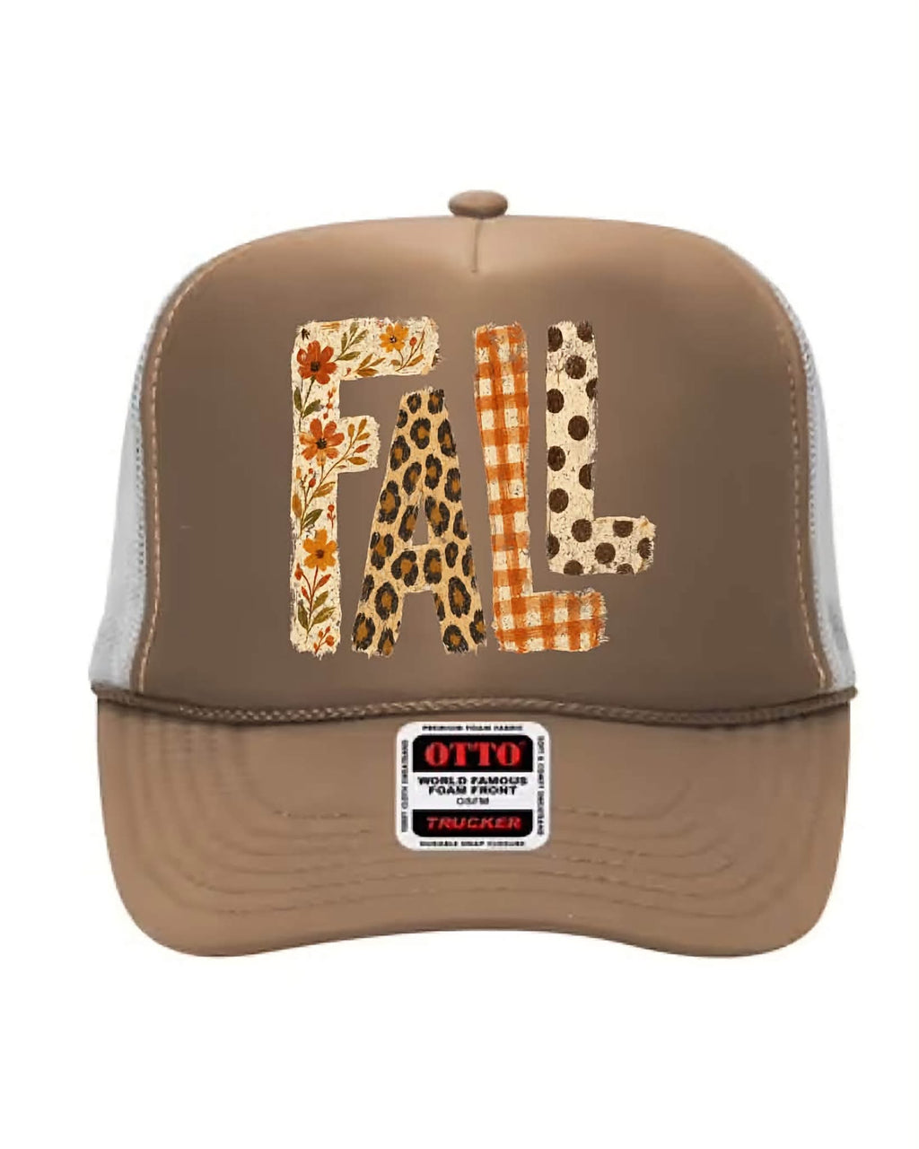 PREORDER: Patchwork Fall Trucker Hat (ETA: August)