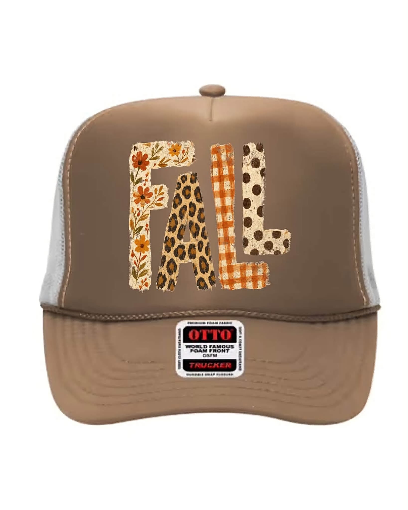 PREORDER: Patchwork Fall Trucker Hat (ETA: August)