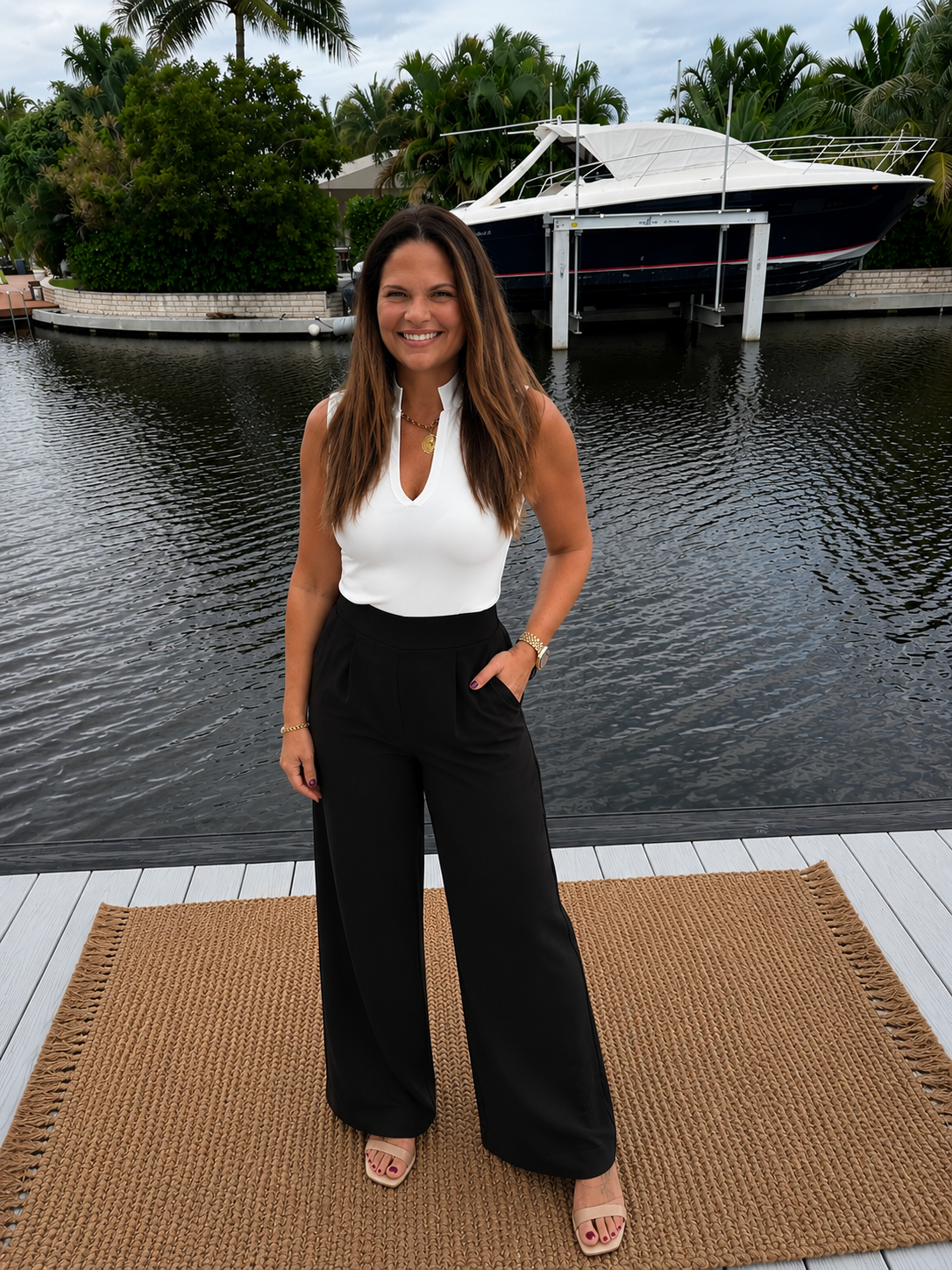 PREORDER: Perfect Pleat Wide Leg Pants (ETA: August)
