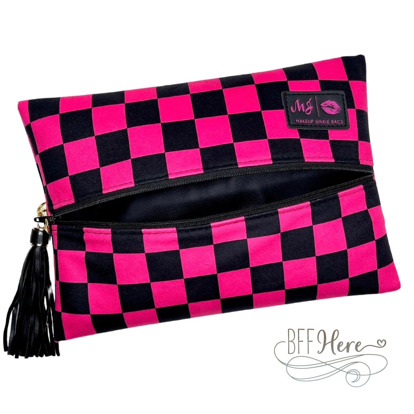 PREORDER: Hot Checked by Makeup Junkie Bags (Ships Middle of September) - BFF Here