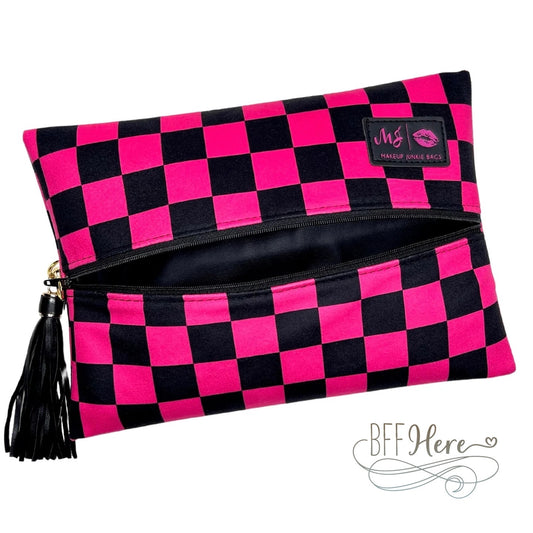 PREORDER: Hot Checked by Makeup Junkie Bags (Ships Middle of September) - BFF Here