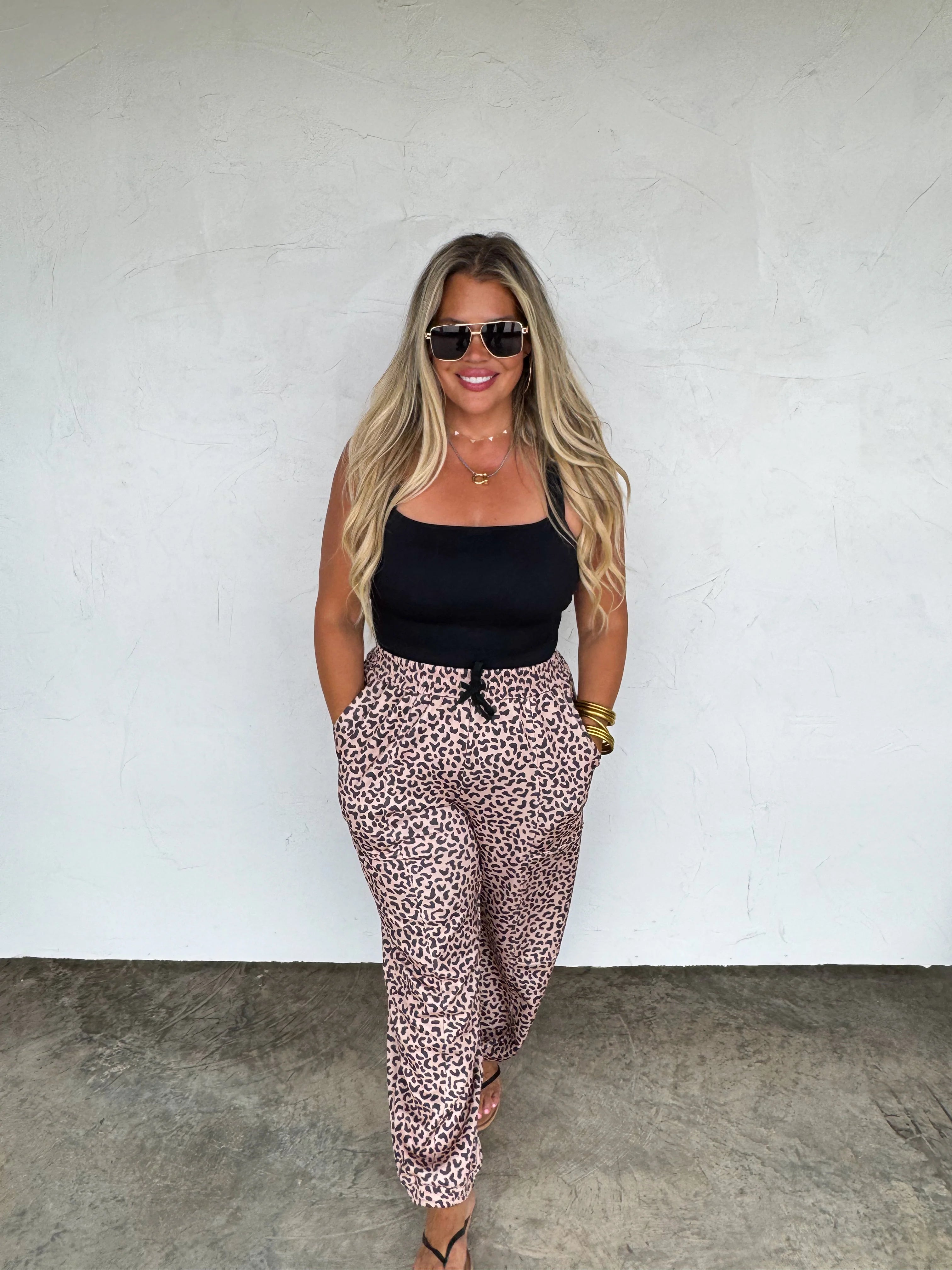 Coco Cheetah Joggers by Blakeley - BFF Here