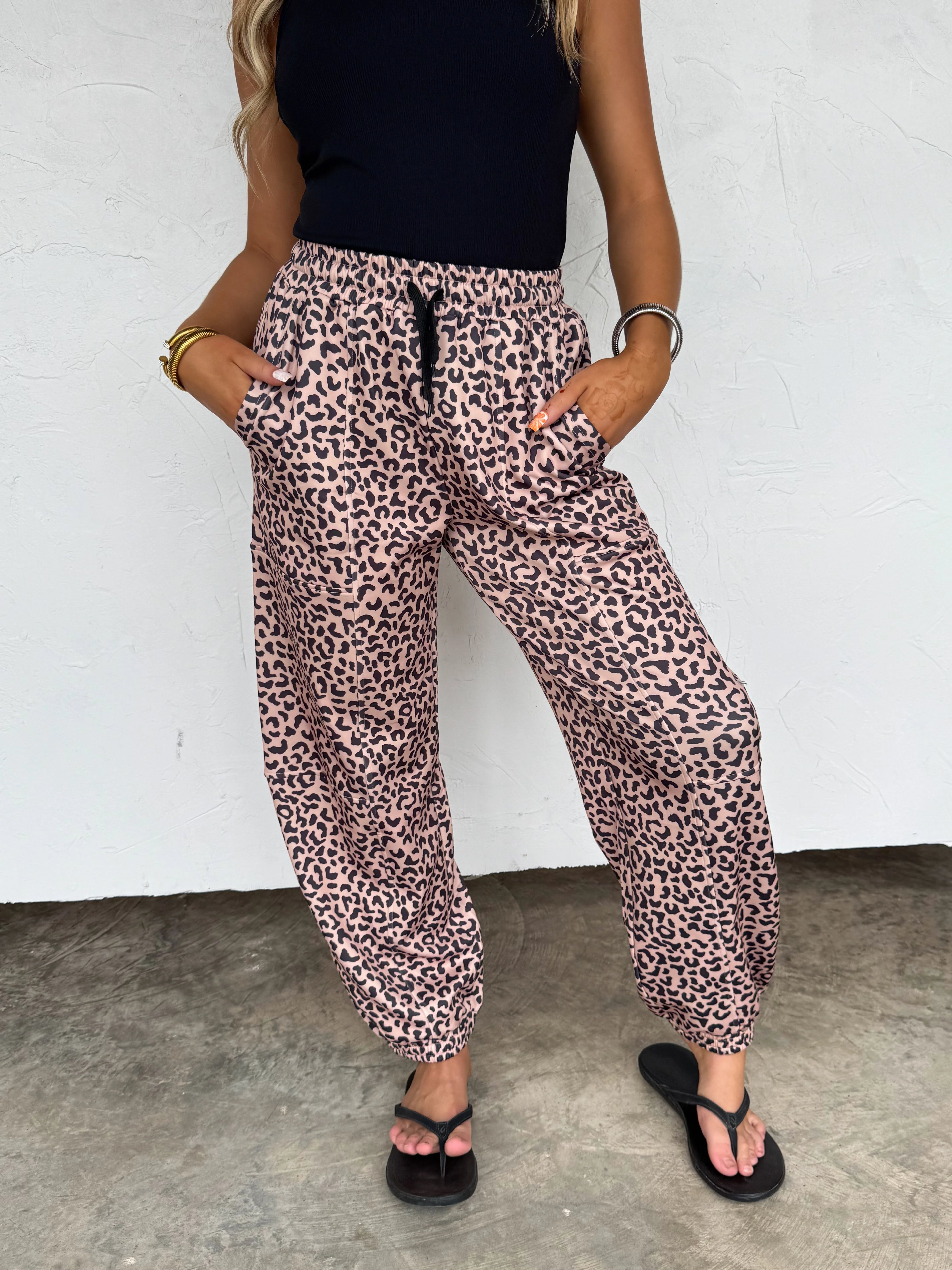 Coco Cheetah Joggers by Blakeley - BFF Here
