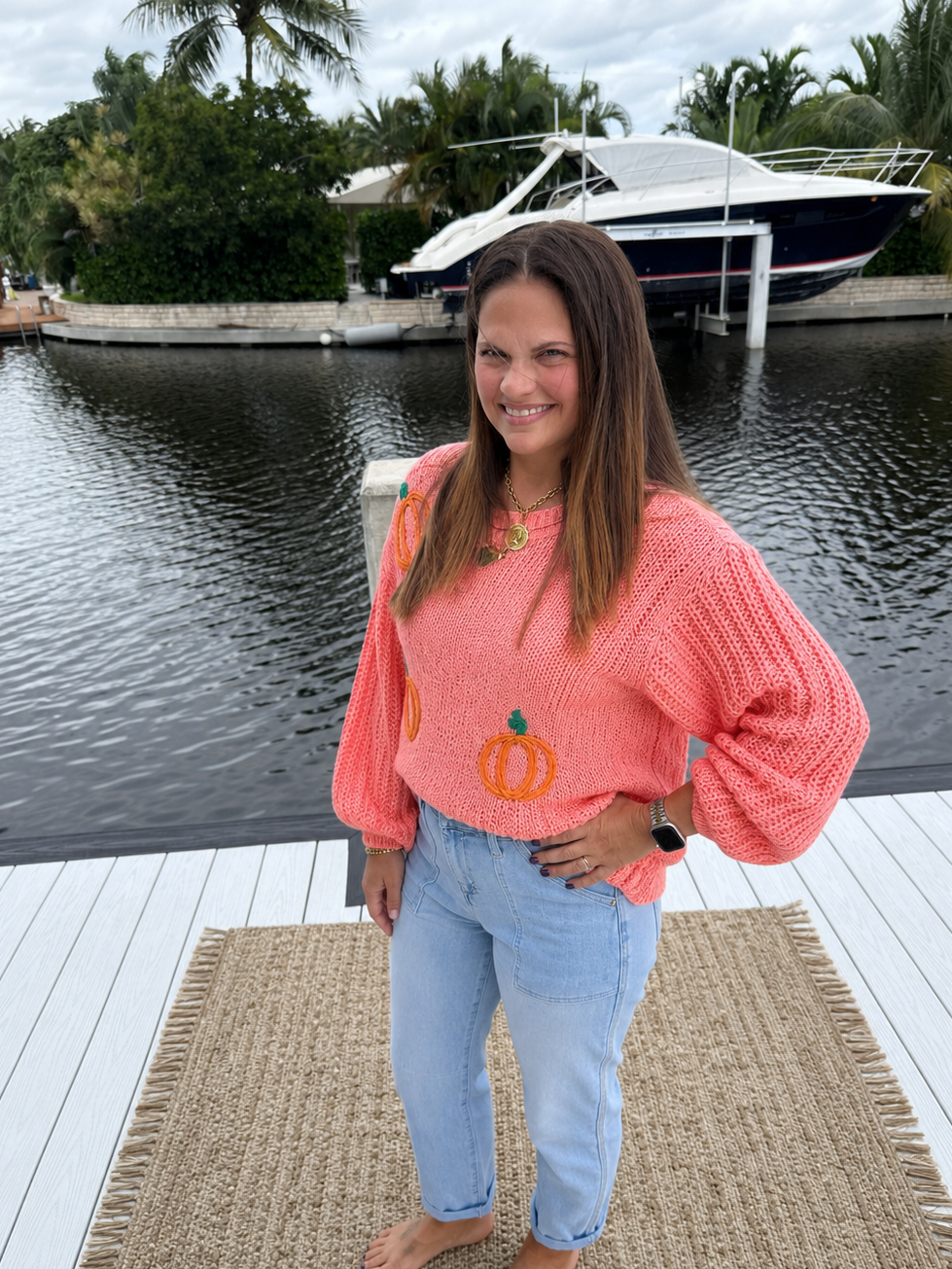 PREORDER: Pumpkin Patch Knit Sweater (ETA: August)