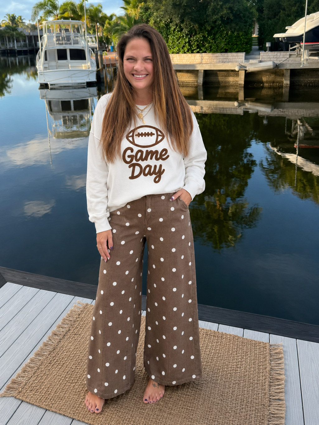 PREORDER: Dot About You Barrel Jeans (ETA: August )