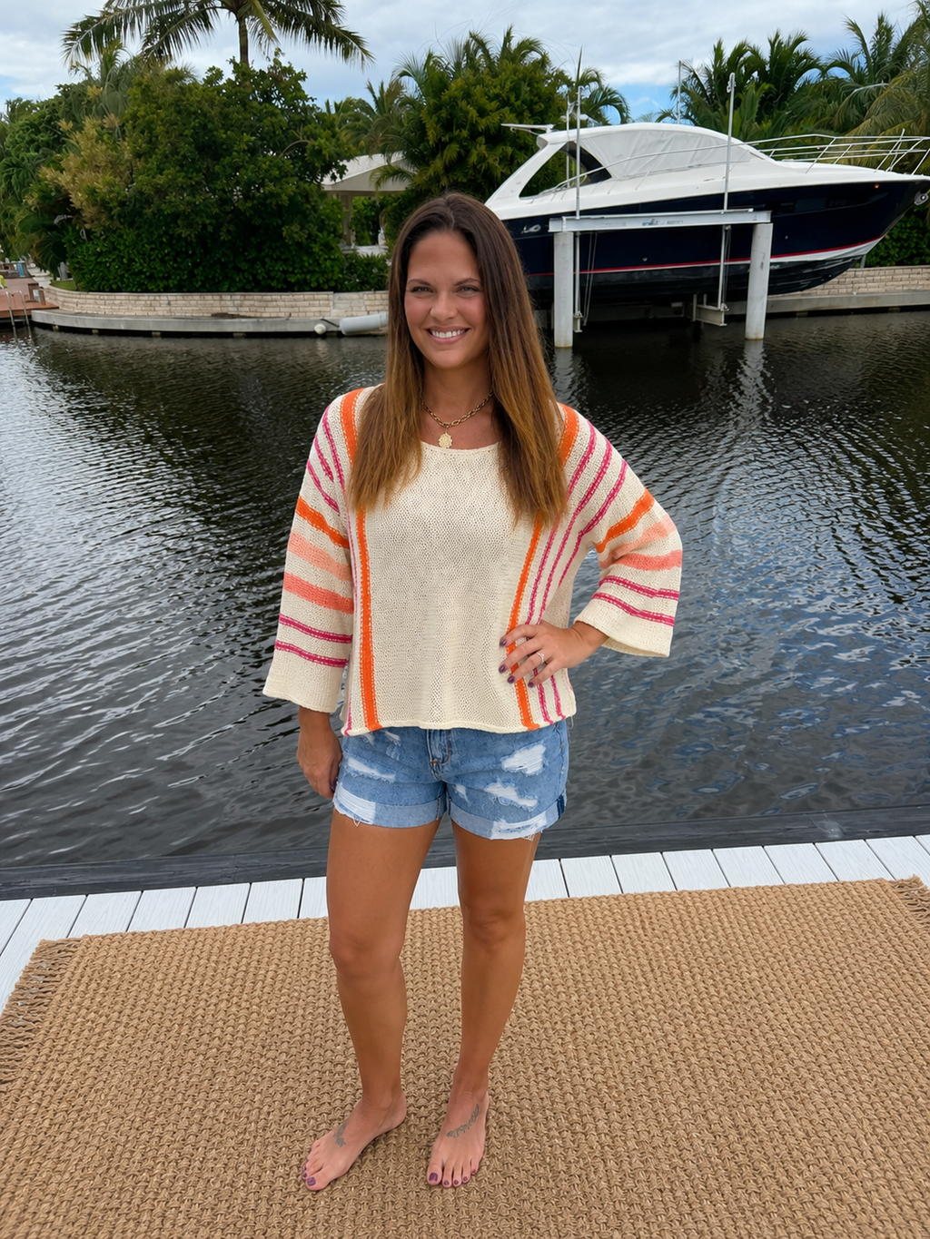 PREORDER: Coastal Color Pop Sweater (ETA: August)