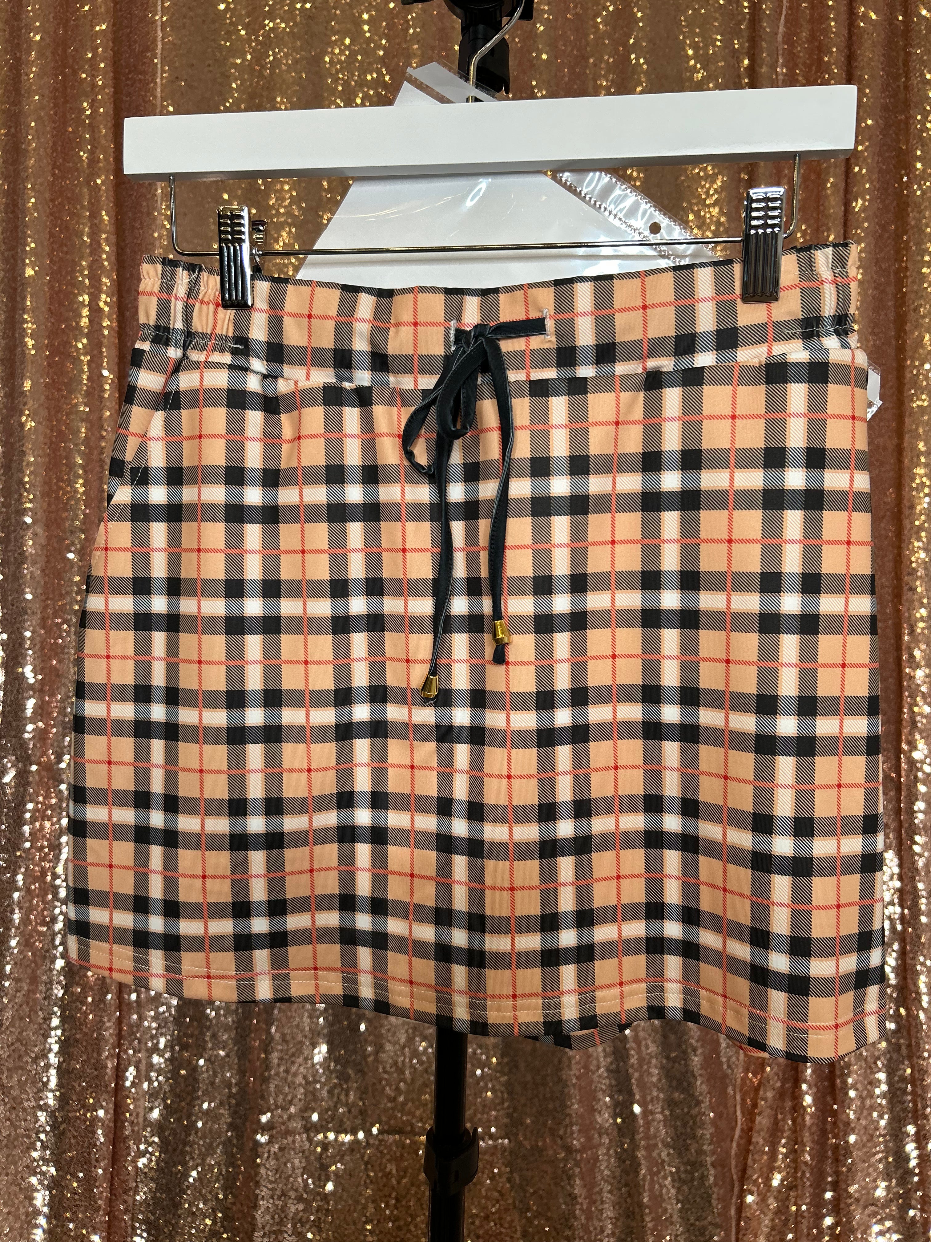 PREORDER: Nora Plaid Skort by Jess Lea / Array (ETA: July)