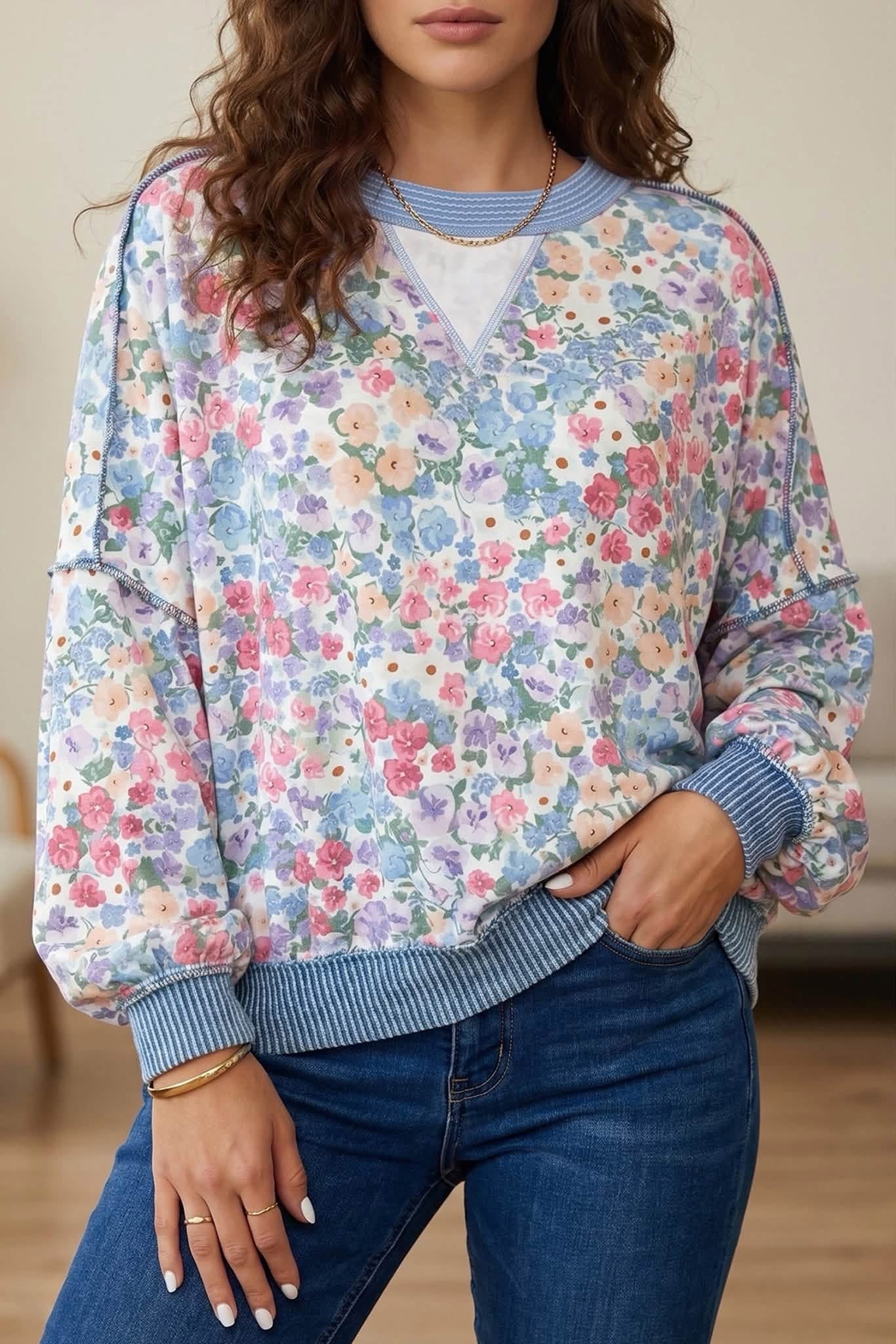PREORDER: Bluebell Blooms Pullover  (ETA: August)