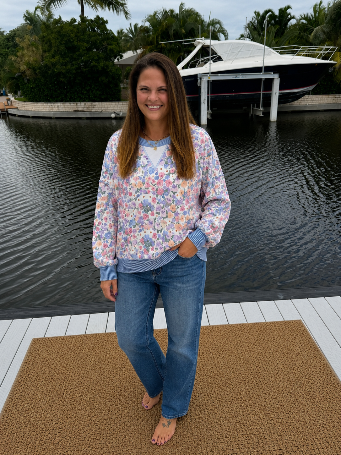 PREORDER: Bluebell Blooms Pullover  (ETA: August)