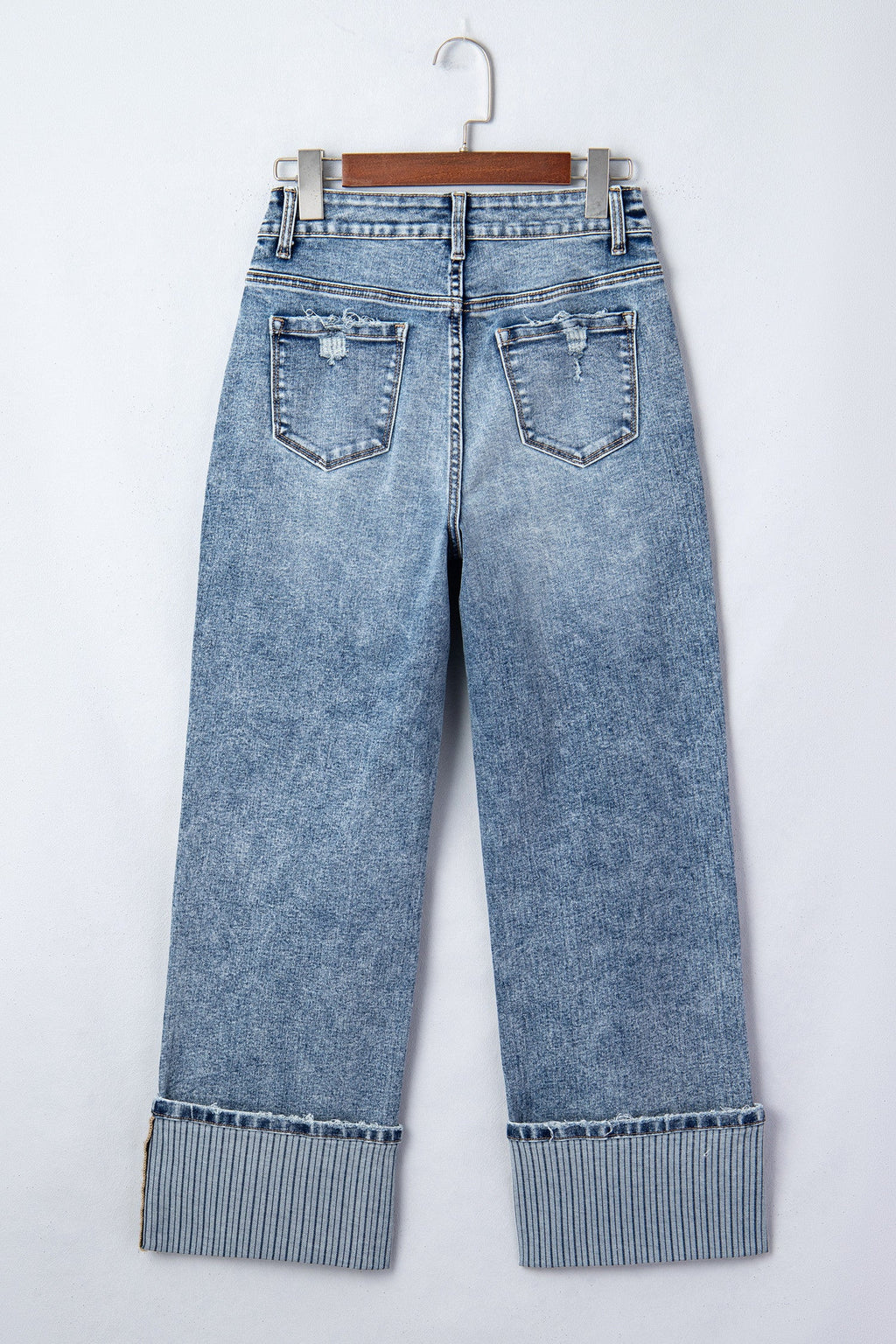 PREORDER: Everyday Cuffed Straight Leg Jeans (ETA: August )