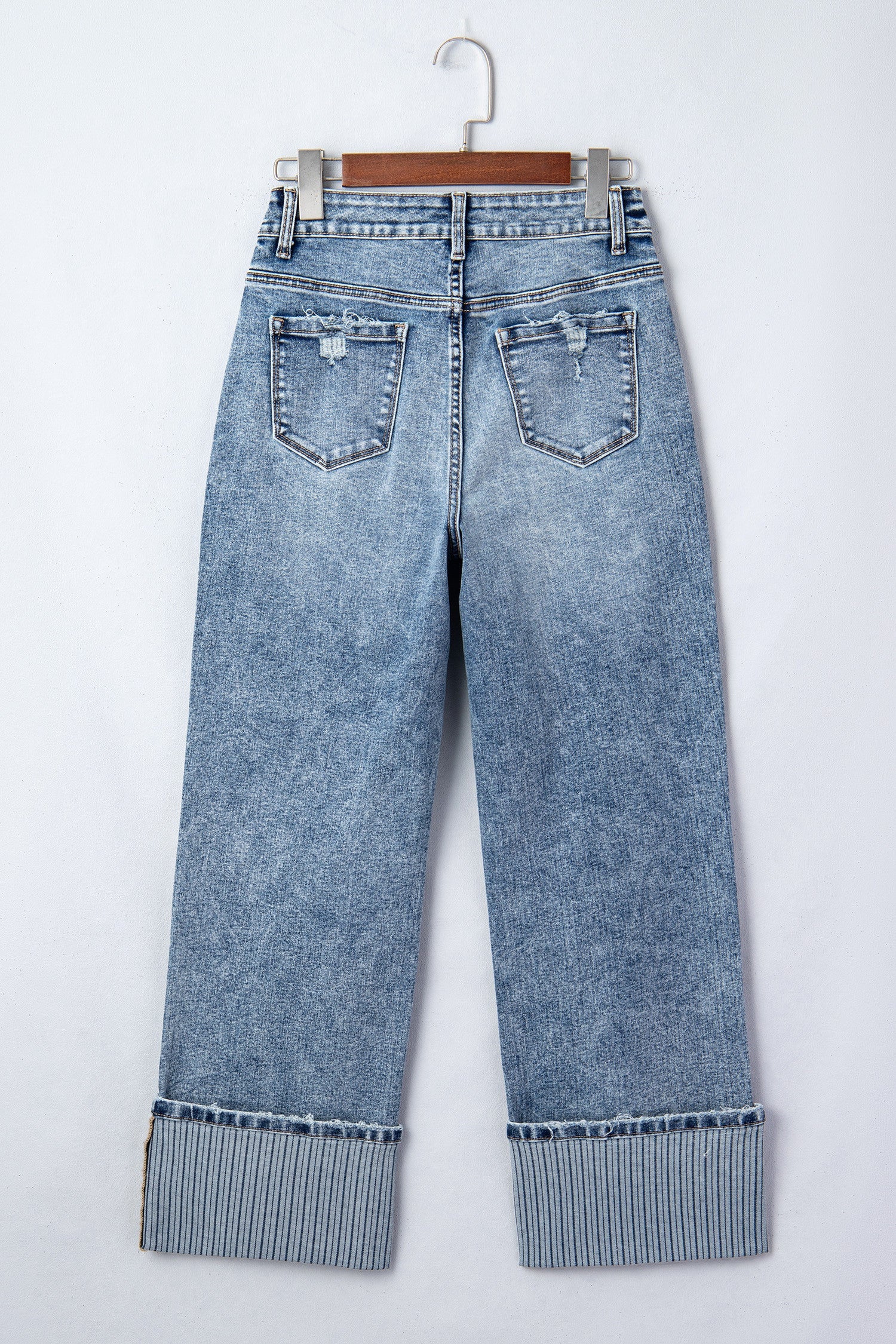 PREORDER: Everyday Cuffed Straight Leg Jeans (ETA: August )