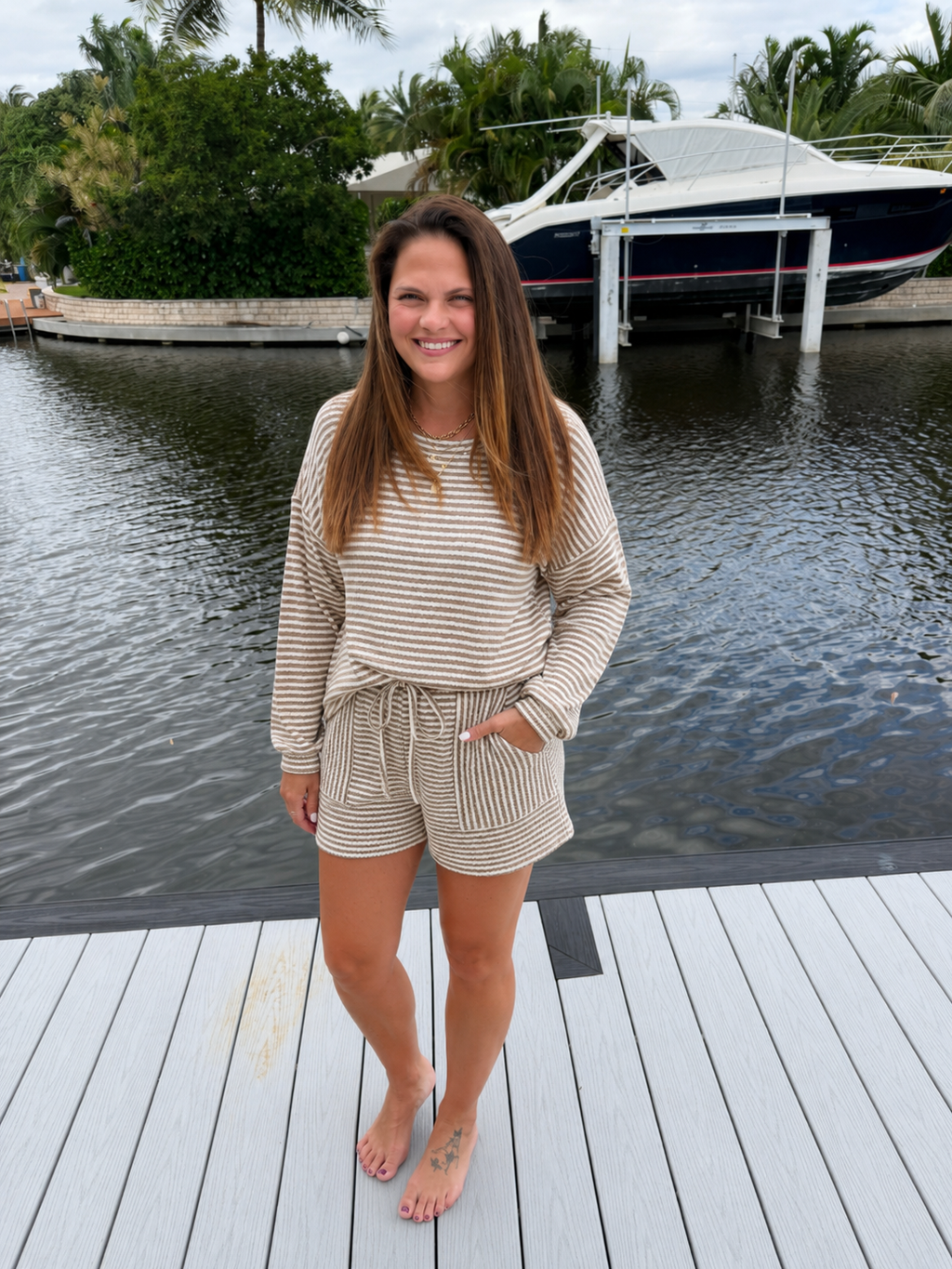PREORDER: Cozy Retreat Striped Lounge Set (ETA: August)