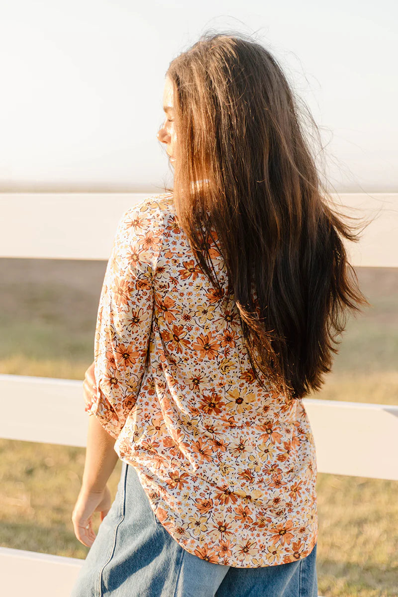Fall Flowers Top by Sterling Kreek - BFF Here