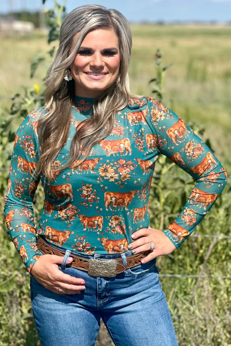 Home Is Where the Herd Is Mesh Tee by Sterling Kreek - BFF Here