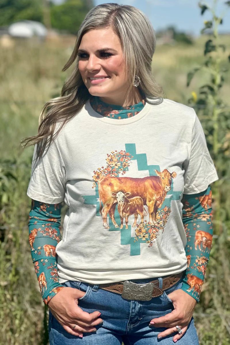 Home Is Where the Herd Is Mesh Tee by Sterling Kreek - BFF Here