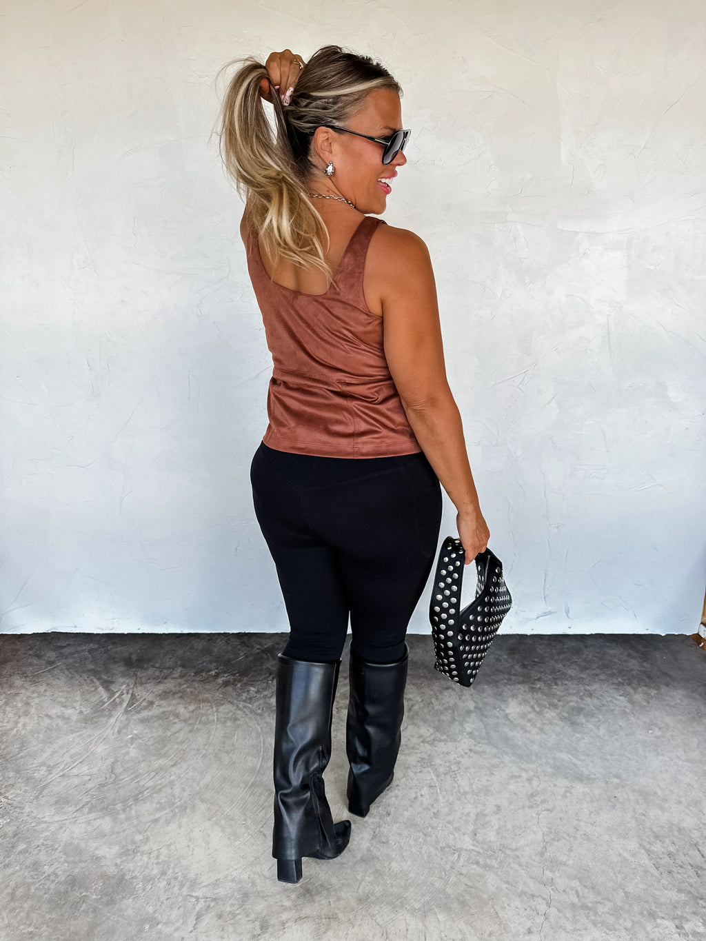 Desert Belle Suede Tank - BFF Here