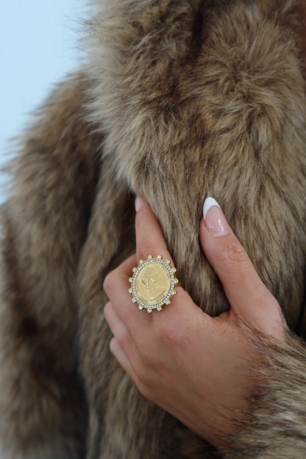 Bling Coin Ring by Chansutt Pearls (Ships 2-3 weeks) - BFF Here