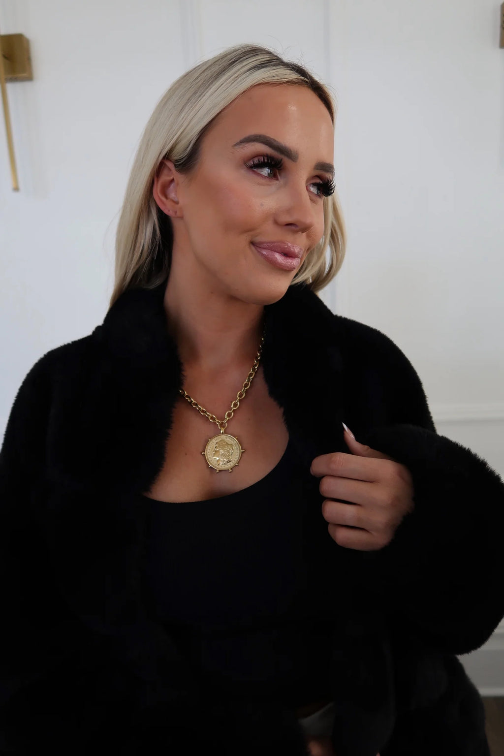 Gold Coin Necklace by Chansutt Pearls (Ships 2-3 weeks) - BFF Here