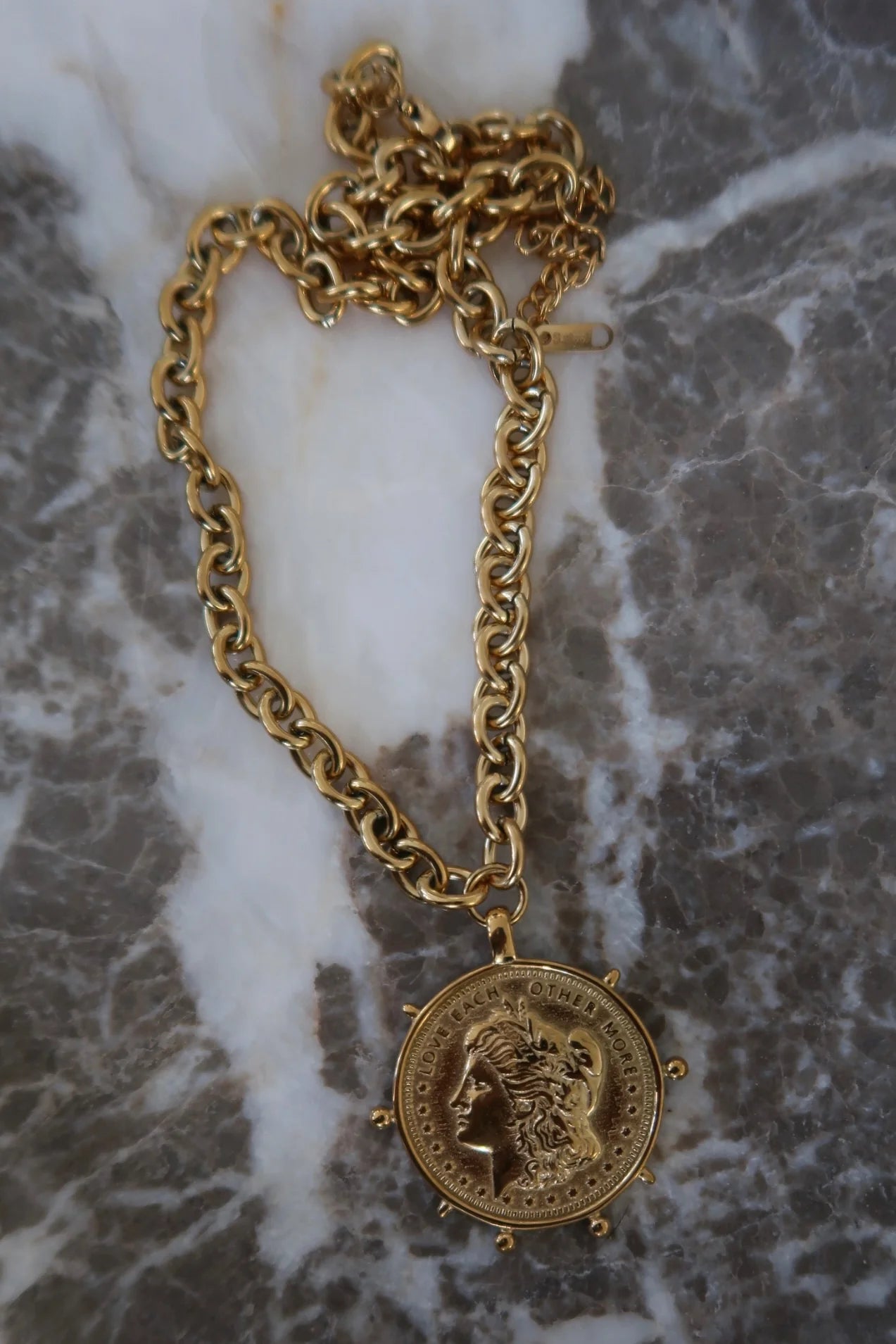 Gold Coin Necklace by Chansutt Pearls (Ships 2-3 weeks) - BFF Here