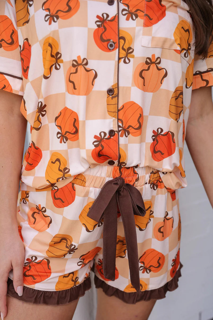 PREORDER: Harvest Hues Ruffle Pajama Set by Jess Lea (ETA: Mid September) - BFF Here