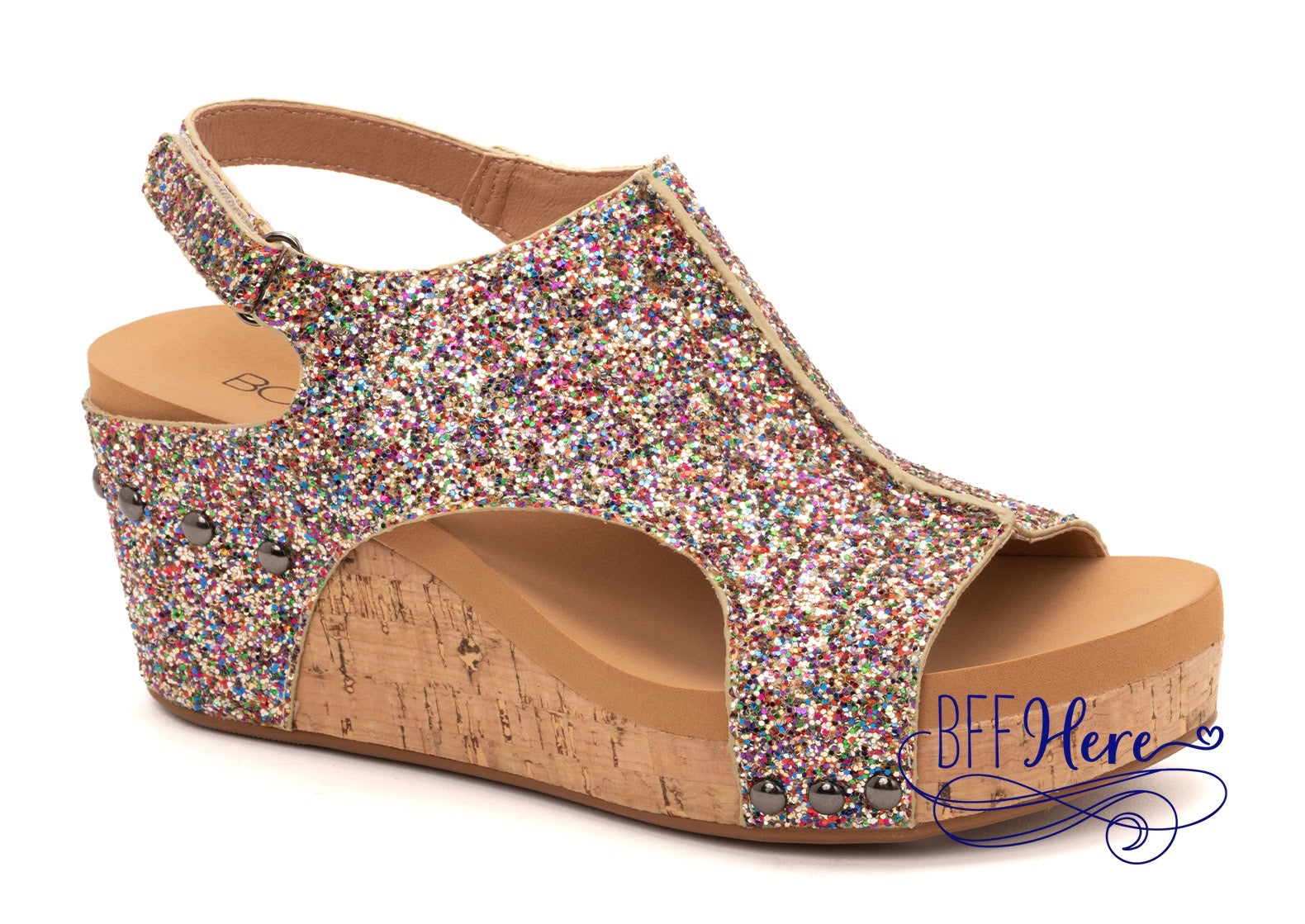 Carley - Confetti Glitter by Corkys - BFF Here