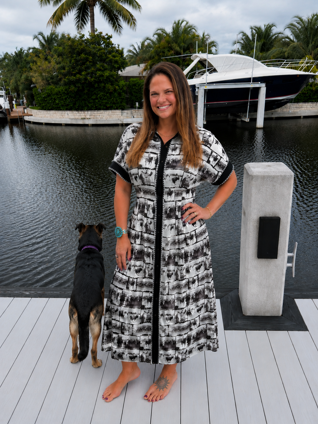 Ranch Sketch Dress by Sterling Kreek (Ships in 1-2 weeks)