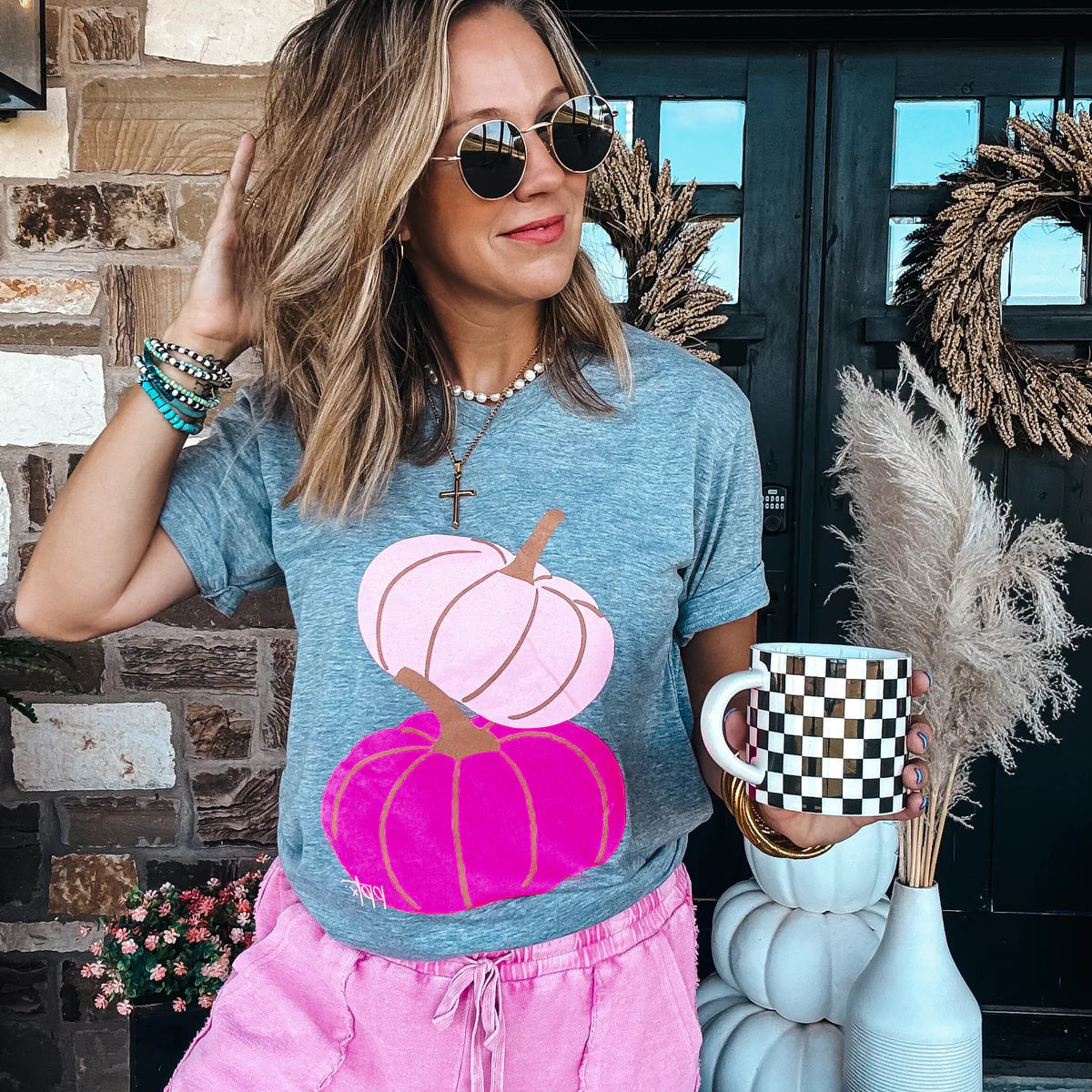 Pink Pumpkins Tee - BFF Here