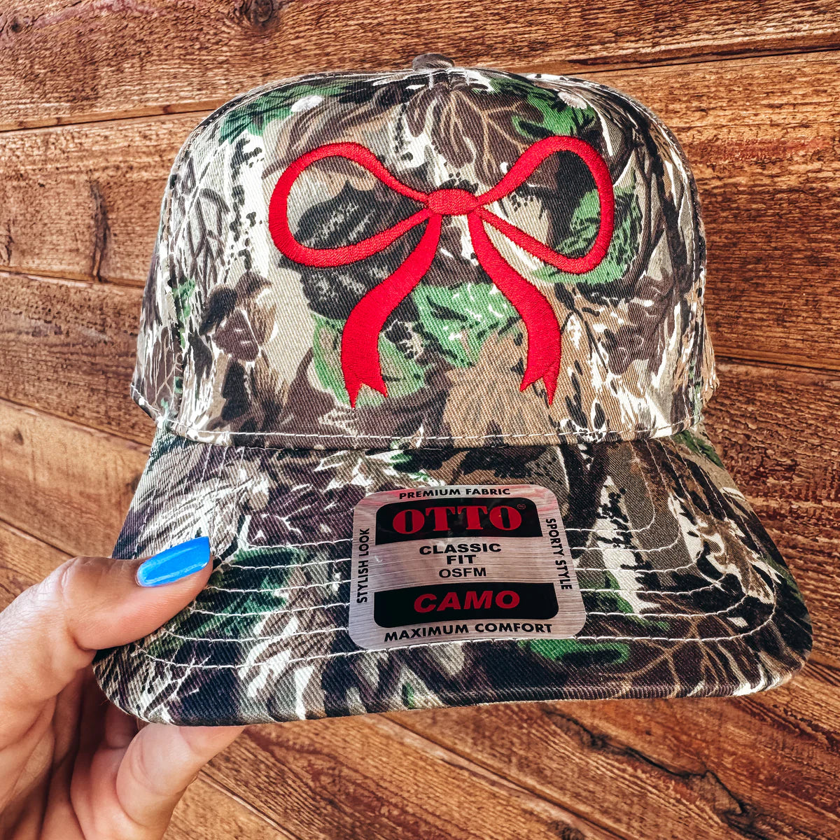 Camo Ribbon Cap - BFF Here
